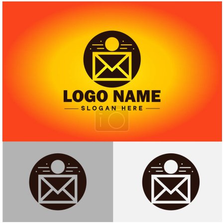 envelope logo icon mail email letter mailbox contact form notification checklist incoming icon vector for business app silhouette envelope logo template