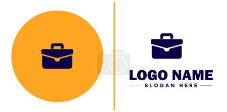 Illustration for Trade School icon Vocational school Technical institute Career college flat logo sign symbol editable vector - Royalty Free Image