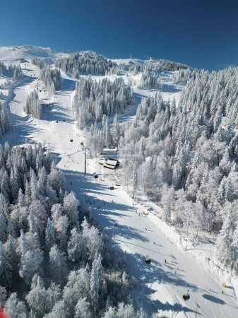 winter in ski resort