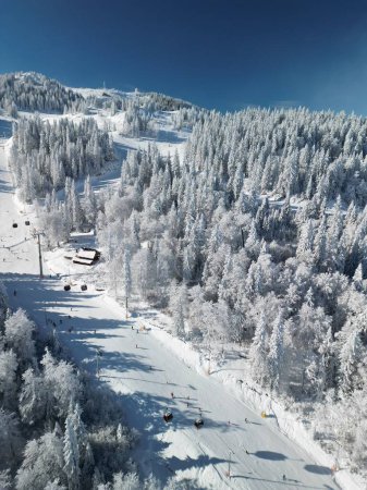 winter in ski resort