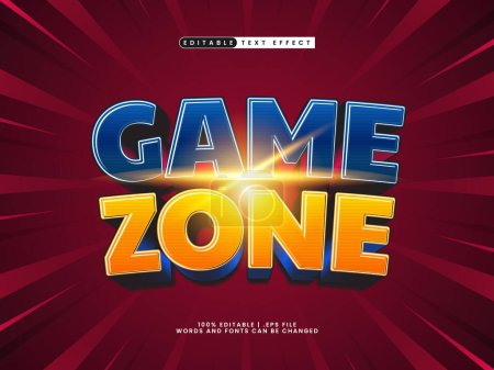 Foto de Zona de juego editable efecto de texto adecuado para niños y juegos de azar - Imagen libre de derechos