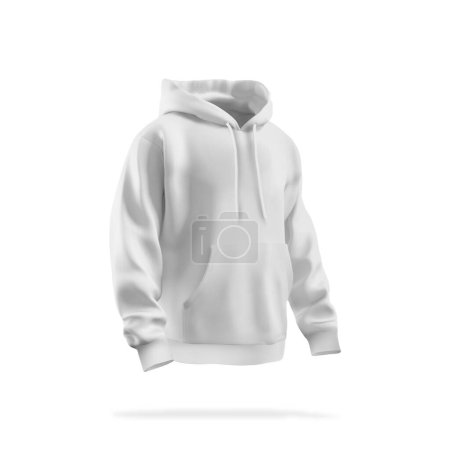 Photo for Hoodie Half Side View on white background - Royalty Free Image