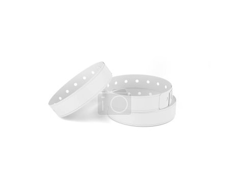 verstellbare Armband-Attrappe auf weißem Hintergrund