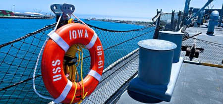 Téléchargez les photos : USS Iowa Long Beach Californie - en image libre de droit