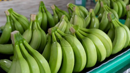 Téléchargez les photos : Bananes fraîches en usine prêtes à exporter, Bananes fraîches en usine prêtes à exporter - en image libre de droit