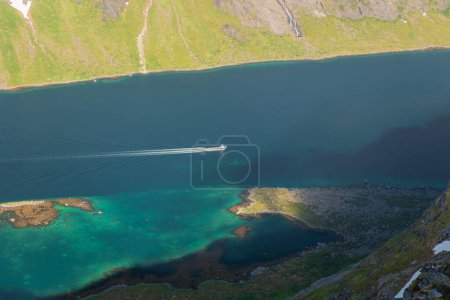 View of Moskenesoya Island in north Norway