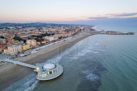 Photo for View of Italian coast at Senigallia town - Royalty Free Image
