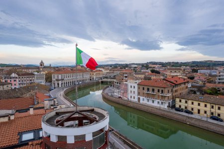 Foto de Vista de la ciudad italiana Senigallia - Imagen libre de derechos