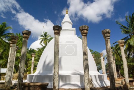 Photo for Sela Cetiya stupa at Mihintale buddhist temple, Sri Lanka - Royalty Free Image