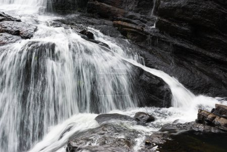 Foto de Baker 's Falls, Parque Nacional Horton Plains, Sri Lanka - Imagen libre de derechos
