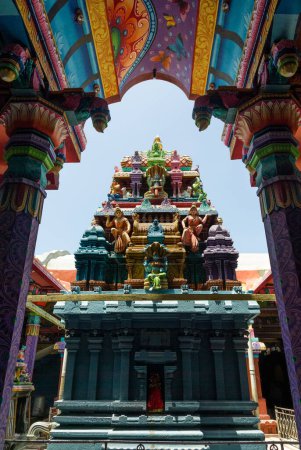 Photo for Inside Nainativu Nagapooshani Amman hindu temple, Jaffna, Sri Lanka - Royalty Free Image