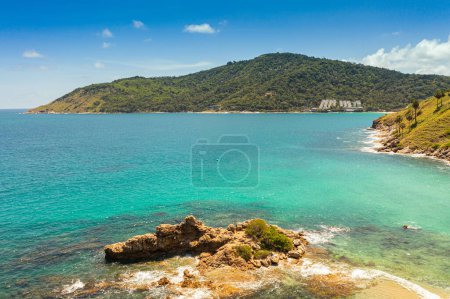 Photo for A small island surrounded with blue sea at Yanui beach Phuket - Royalty Free Image