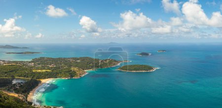Photo for Man island surrounded with blue sea at Promthep cape Phuket - Royalty Free Image