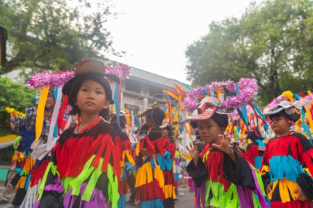 Téléchargez les photos : Bangkok, Thaïlande-Avril, 11,2024 : Nang Noppamas procession on Songkran day - en image libre de droit