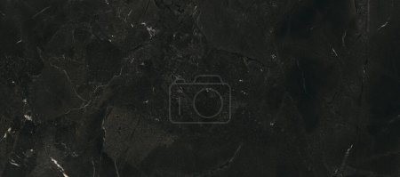 Foto de Patrón natural de textura de mármol blanco y negro para el diseño de interiores o productos. Fondo oscuro abstracto - Imagen libre de derechos