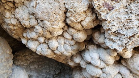 Photo for Tufa Rock Formation and Grimes Point Hidden Cave - Royalty Free Image