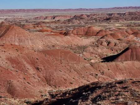 Téléchargez les photos : Cette photo montre la beauté et la merveille du désert peint étendu dans le nord de l'Arizona - en image libre de droit