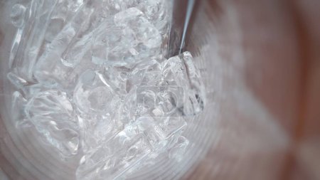 Foto de Un primer plano de un vaso de hielo - Imagen libre de derechos