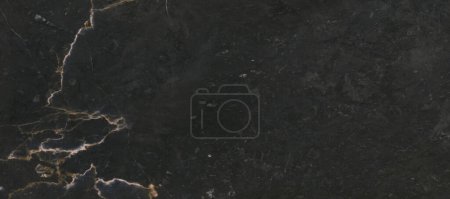 Foto de Fondo de mármol negro. fondo de pantalla de mármol negro Potrero y encimeras. piso de mármol negro y baldosas de pared. textura de mármol travertino negro. piedra de granito natural. - Imagen libre de derechos