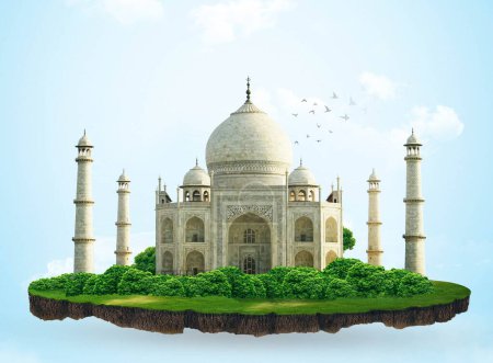 Foto de Taj mahal, un famoso monumento histórico en la India - Imagen libre de derechos