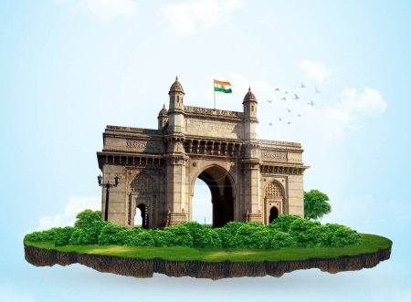 Foto de Puerta de la India mumbai india - Imagen libre de derechos