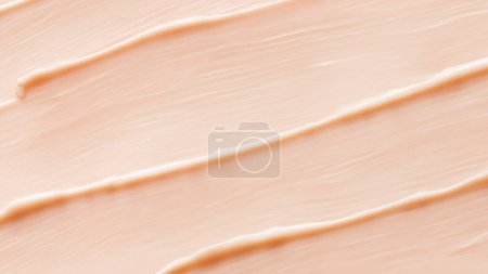 Texture lisse crème rose à tartiner