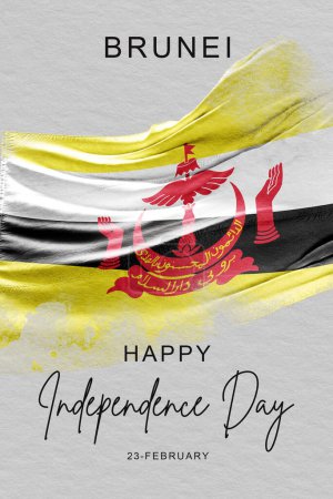 Foto de Banner del día de la independencia de Brunei, plantilla de diseño de redes sociales - Imagen libre de derechos