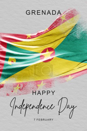 Photo for Grenada  Independence day banner, Social Media Design Template - Royalty Free Image