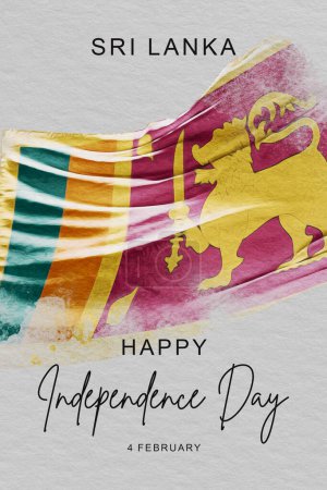 Foto de Banner del día de la independencia de Sri Lanka, plantilla de diseño de redes sociales - Imagen libre de derechos