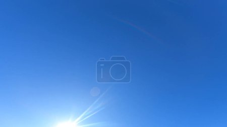 Foto de Invierno cielo invierno azul cielo azul cielo cielo azul claro - Imagen libre de derechos