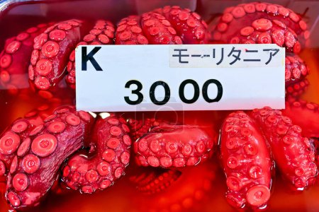 Téléchargez les photos : Le Japon. Tokyo. Le marché aux poissons. Poulpe - Date : 21 - 04 - 2023 - en image libre de droit