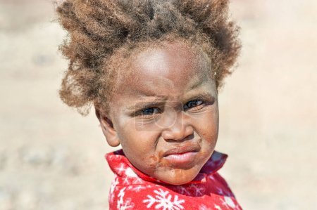 Téléchargez les photos : Namibie. Enfants dans la région de Palmwag Kunene Damaraland - Date : 09 - 08 - 2023 - en image libre de droit