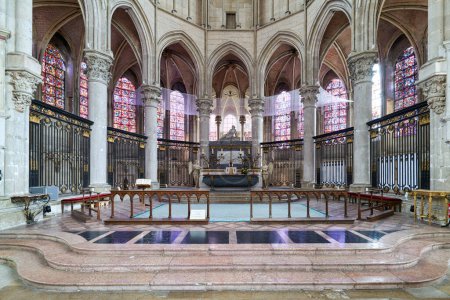 Foto de Catedral de Auxerre Saint Etienne. Borgoña Francia. - Fecha: 25 - 07 - 2023 - Imagen libre de derechos