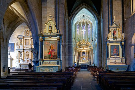 Photo for Dinan Brittany France. Basilica of St Saviour - Date: 03 - 08 - 2023 - Royalty Free Image