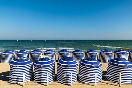 Photo for Cabourg Normandy France. The beach - Date: 09 - 08 - 2023 - Royalty Free Image