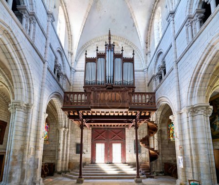 Foto de Chablis Borgoña Francia. Colegiale Saint Martin church - Fecha: 11 - 08 - 2023 - Imagen libre de derechos