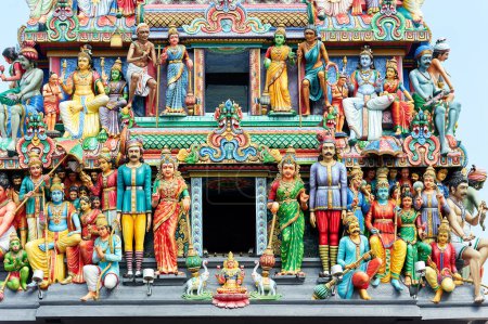 Foto de Singapur. Templo de Sri Mariamman - Fecha: 09 - 08 - 2023 - Imagen libre de derechos