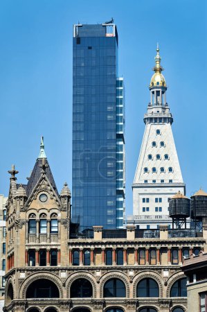 Téléchargez les photos : New York. Manhattan. États-Unis. Différentes architectures au centre-ville - Date : 25 - 04 - 2022 - en image libre de droit