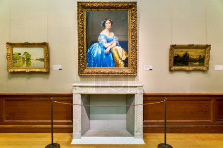 Téléchargez les photos : New York. Manhattan. États-Unis. Le Metropolitan Museum of Art. Ingres. La Princesse De Broglie. Collection Robert Lehman - Date : 09 - 01 - 2022 - en image libre de droit