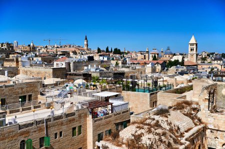 Photo for Jerusalem Israel. Lookout on the old city - Date: 25 - 09 - 2023 - Royalty Free Image