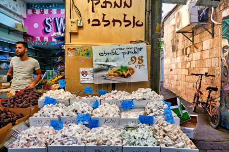 Photo for Jerusalem Israel. Mahane Yehuda Market - Date: 26 - 09 - 2023 - Royalty Free Image