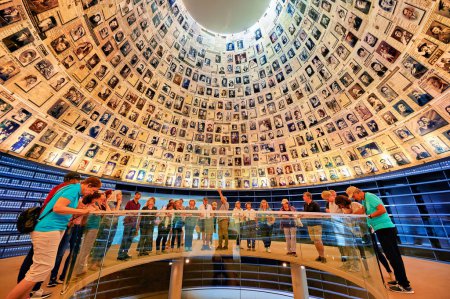 Photo for Jerusalem Israel. Yad Vashem. Memorial to the victims of the holocaust. The Hall of names - Date: 27 - 09 - 2023 - Royalty Free Image