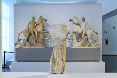 Foto de Reggio Calabria. Calabria Italia. Museo Nacional de Magna Grecia - Fecha: 25 - 08 - 2023 - Imagen libre de derechos