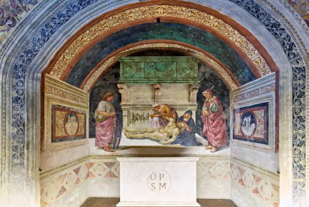 Photo for Orvieto Umbria Italy. The chapel of the Madonna di San Brizio frescoed by Fra Angelico and Benozzo Gozzoli - Date: 22 - 08 - 2023 - Royalty Free Image