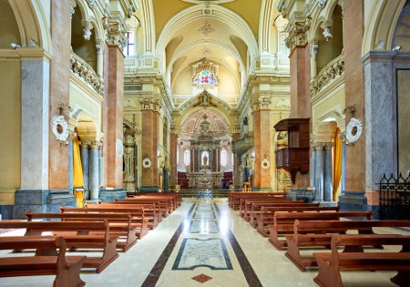 Photo for Apulia Puglia Italy. Martina Franca. The Cathedral. Basilica S. Martino - Date: 26 - 08 - 2023 - Royalty Free Image