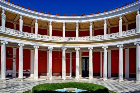 Photo for Athens Greece. The inner courtyard of the Zappeio Hall, now used as a conference center - Date: 08 - 06 - 2023 - Royalty Free Image