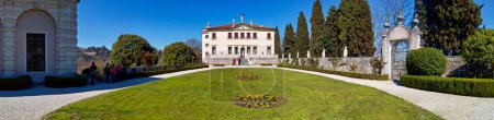 Téléchargez les photos : Vicenza Veneto Italie. Villa Valmarana ai Nani fresquée par Giambattista et Giandomenico Tiepolo - Date : 23 - 03 - 2023 - en image libre de droit