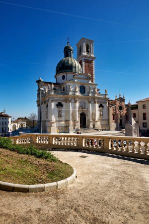 Photo for Vicenza, Veneto, Italy. The Church of St. Mary of Mount Berico - Date: 24 - 03 - 2023 - Royalty Free Image
