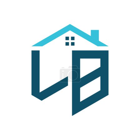 LB House Logo Design Template. Letter LB Logo for Real Estate, Construction or any House Related Business