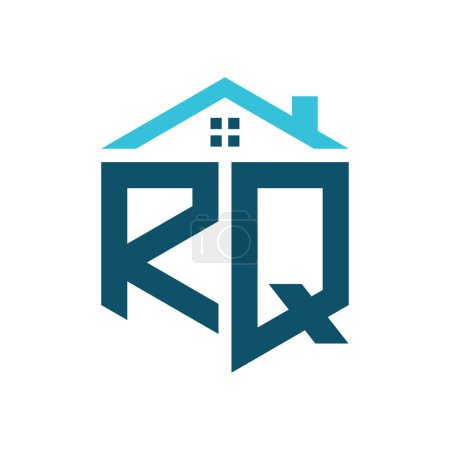 RR House Logo Design Template. Letter RR Logo for Real Estate, Construction or any House Related Business